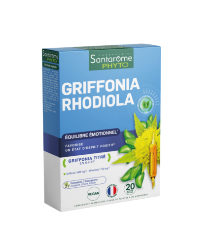 Griffonia Rhodiola 20 fiole Santarome