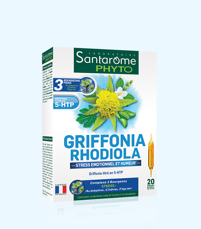 Griffonia Rhodiola Bio x 20 fiole