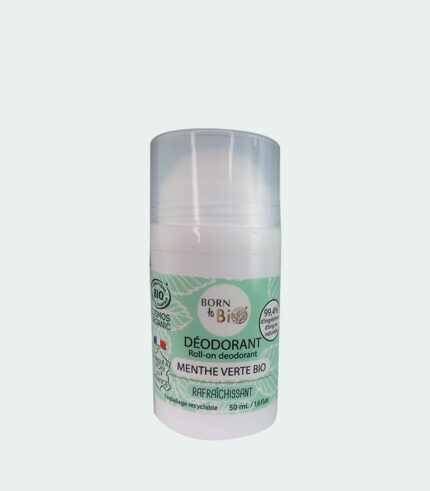 Deodorant roll-on menta verde bio, 50 ml