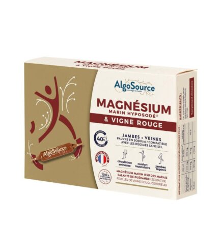 Magneziu Marin Hyposodic & Vită 20fiole de Vie AlgoSource