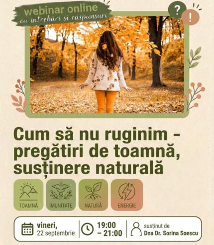 Webinar 22 septembrie