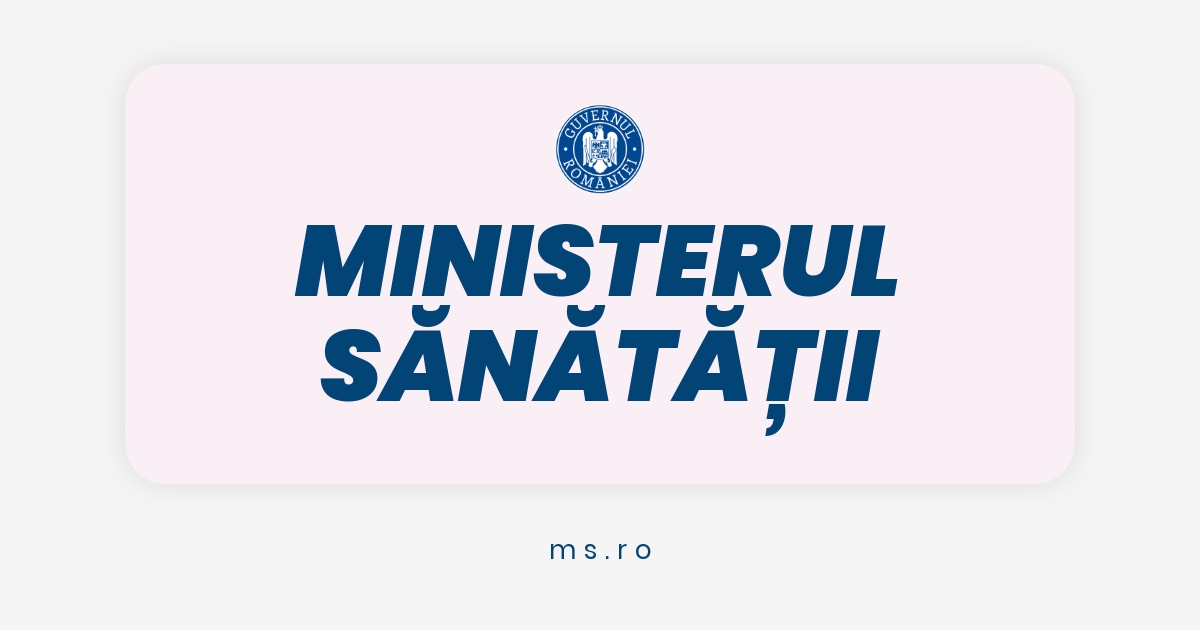 Ministerul sanatatii