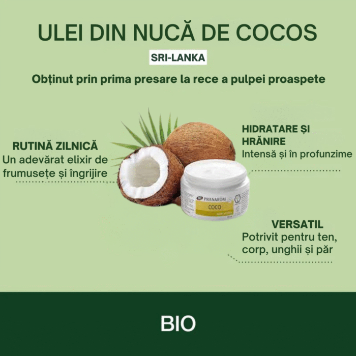 Ulei cocos bio 100 ml