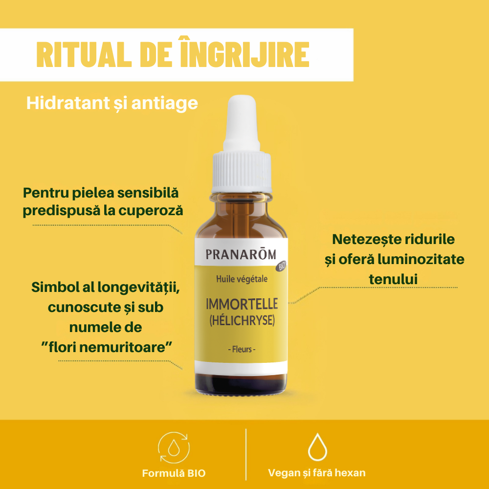 Ulei de Immortele Bio 30 ml Ulei de Immortele Bio 30 ml