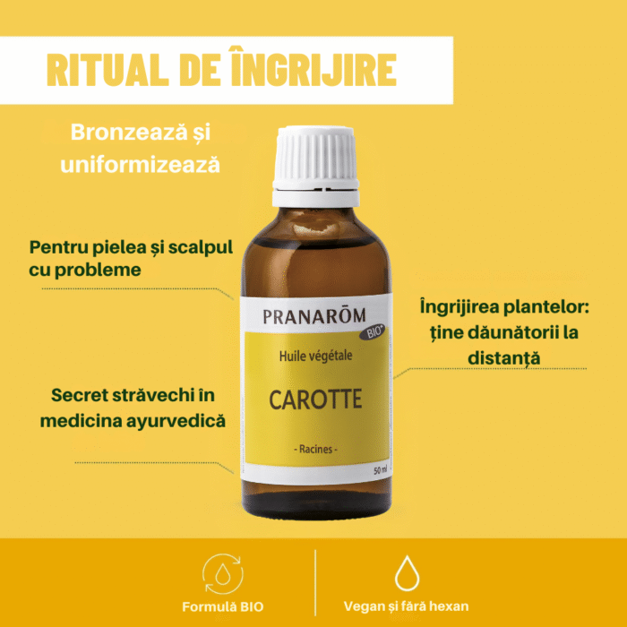 Ulei morcov bio 50 ml