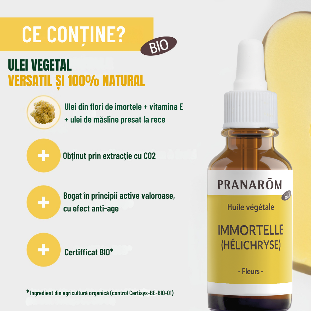 Ulei de Immortele Bio 30 ml Ulei de Immortele Bio 30 ml