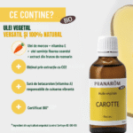 Ulei morcov bio 50 ml
