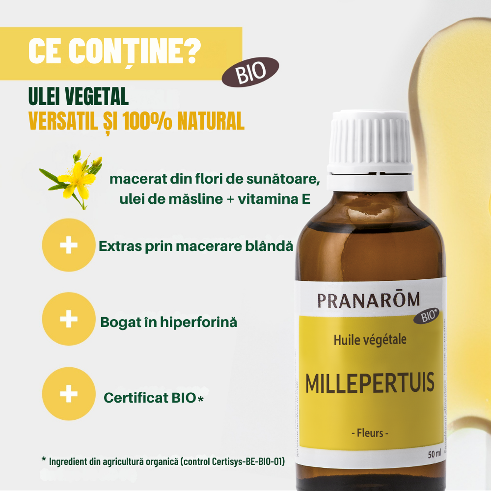 Ulei sunătoare Bio 50 ml Ulei sunătoare Bio 50 ml