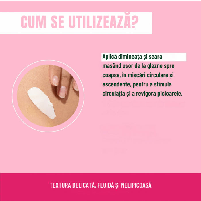 Gel-cremă Jambes Legeres Bio 100ml
