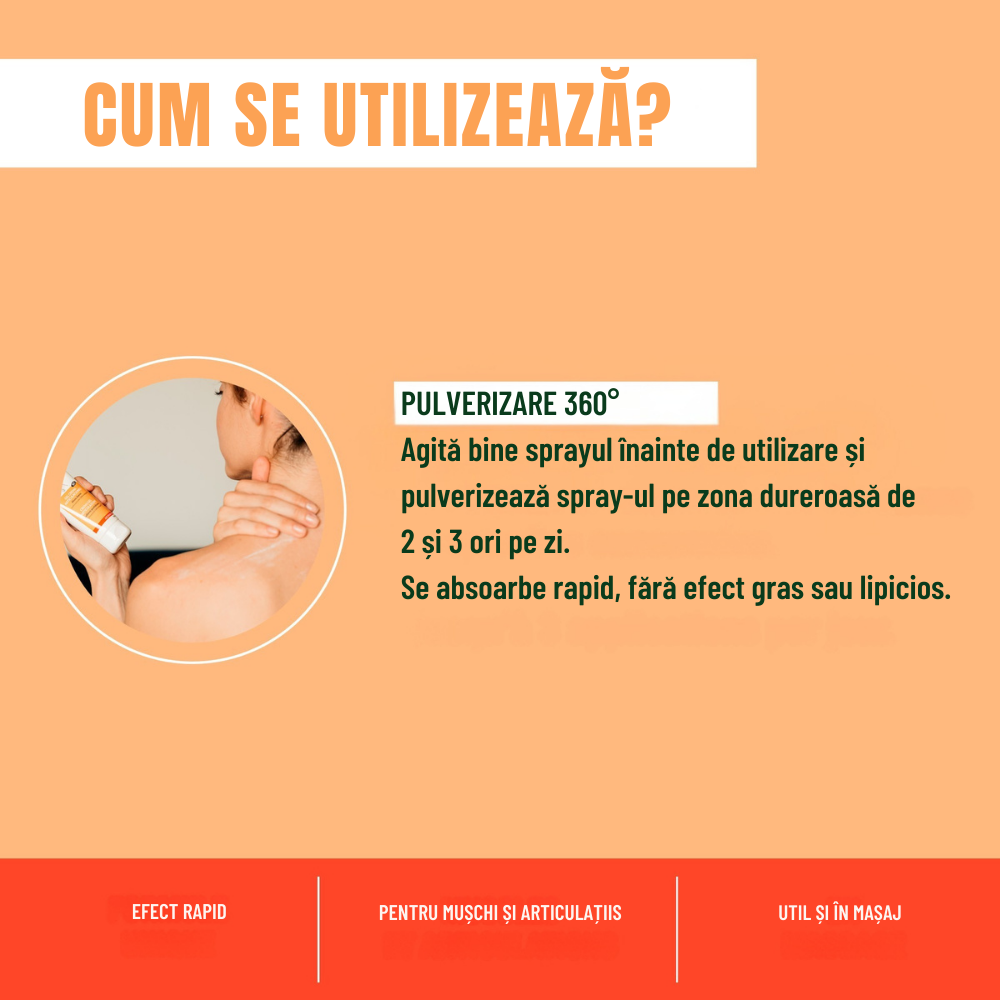 Spray Articulații și Mușchi Bio 75ml Spray Articulații și Mușchi Bio 75ml