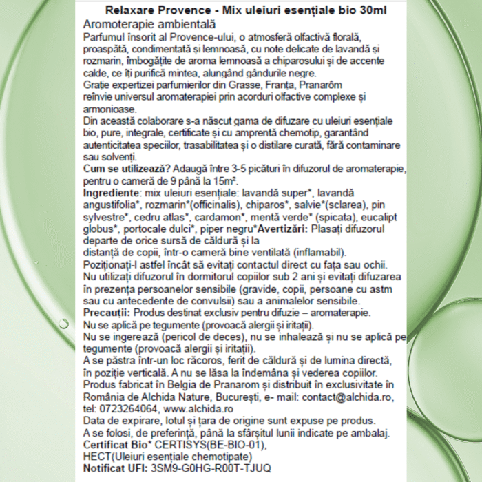 Aromoterapie - Mix Relaxare 30 ml