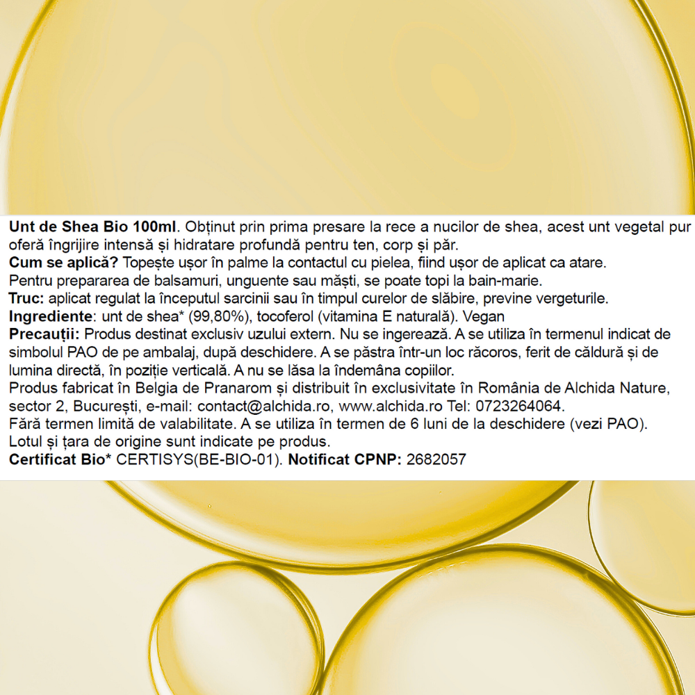Unt Shea bio 100 ml Unt Shea bio 100 ml